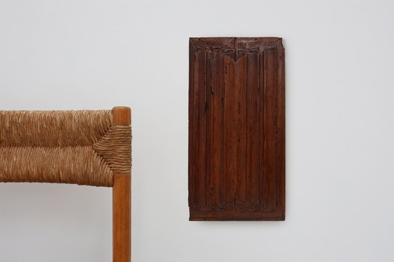 Image 1 of 16th Century oak carved Gothic Panel, Belgium