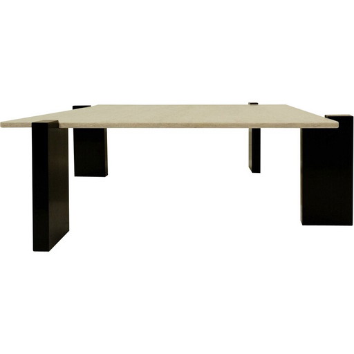 Vintage marmeren salontafel van Oscar Niemeyer voor Tepperman Brasile, 1970
