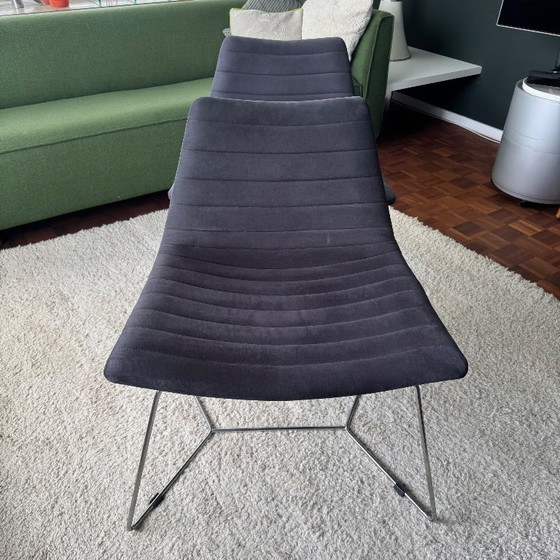 Image 1 of MIDJ Design 2 Cover lounge chairs with hocker