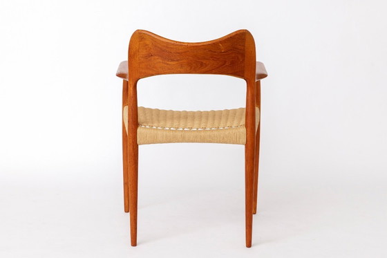 Image 1 of Rare Fauteuil Danois en Teck par Arne Hovmand-Olsen pour Mogens Kold, Vintage 1960