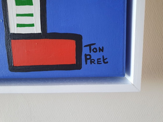 Image 1 of Schilderij van Ton Pret prachtige kleuren