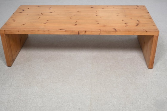 Image 1 of Scandinavian solid pine side table - attributed to Roland Wilhelmsson, Sweden 1970