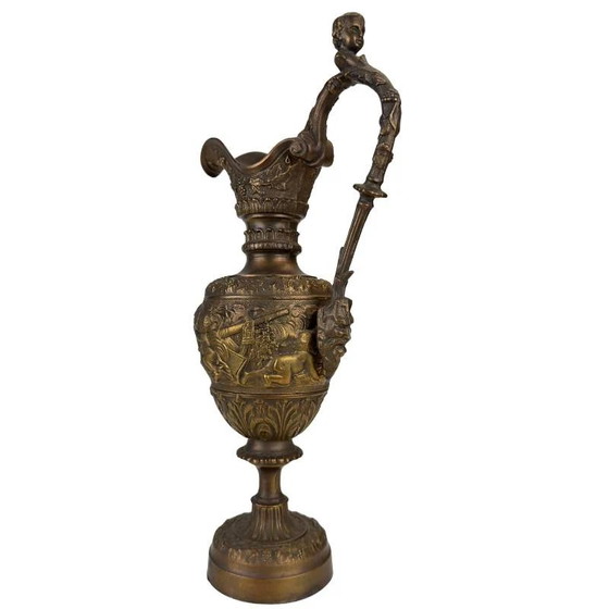Brocca in Bronzo Bacco con Putti, Stile XIX Secolo – Classica Brocca Ornamentale Europea (photo 7 of 13)