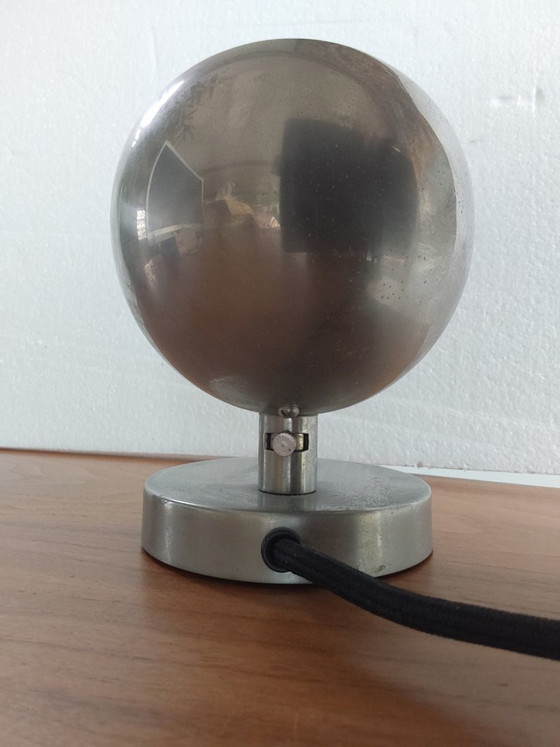 Image 1 of Lauritzen Bauhaus Giso bollamp modernisme Wagenfeld jaren eyeball Jumo