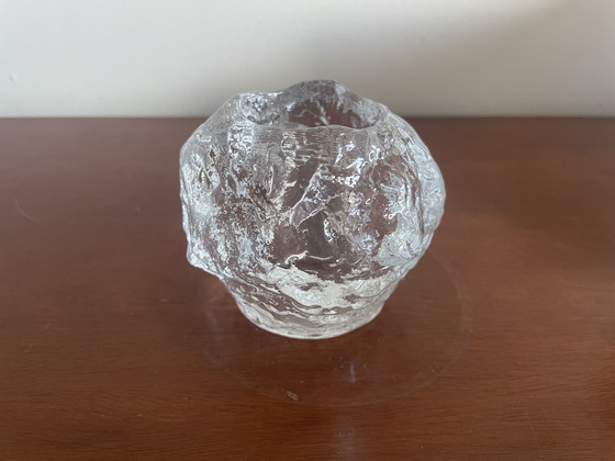 Image 1 of Kosta Boda - Votive “Snowball” Ontwerp Göran Warff