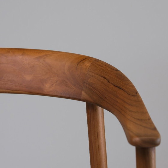 Soret Dining Chair – Natural Teak & Taupe – Interior Club, Wood (photo 5 of 7)