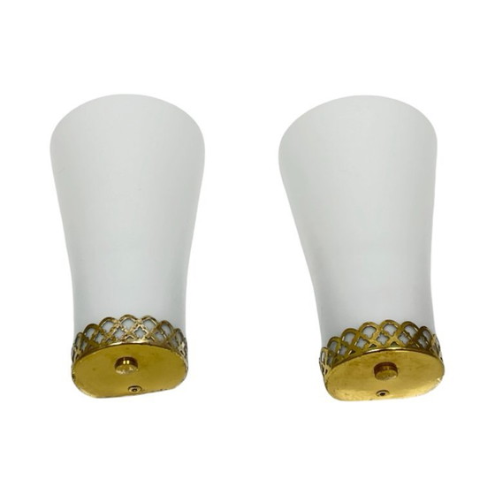 Image 1 of Een paar Doria Leuchten wandlampen, Hollywood Regency, Duitsland, jaren 70.