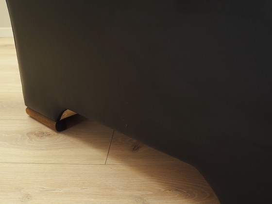 Image 1 of Schwarzer Sessel, Italienisches Design, 1980er Jahre, Herstellung: Italien