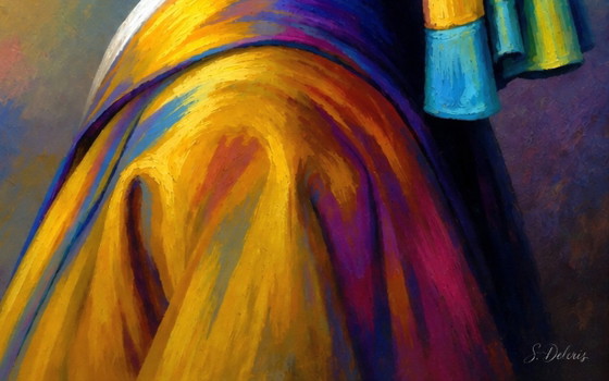 Vermeer 2026 Pittura Acrilica Su Tela / (60x80 Cm) – Dipinti e disegni, Aluminium, Wood (photo 4 of 5)
