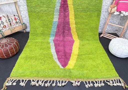 Handgeknüpfter Naturwollteppich 300 x 200 cm