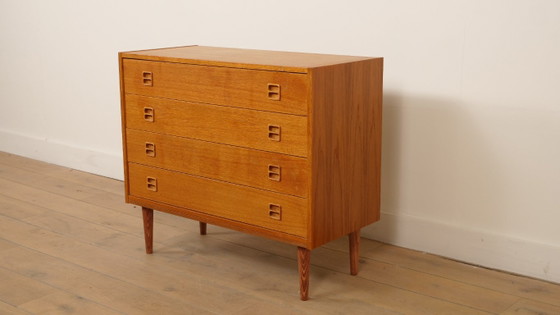 Vintage Danish chest of drawers | 4 drawers | Teak – Wood (photo 2 of 7)