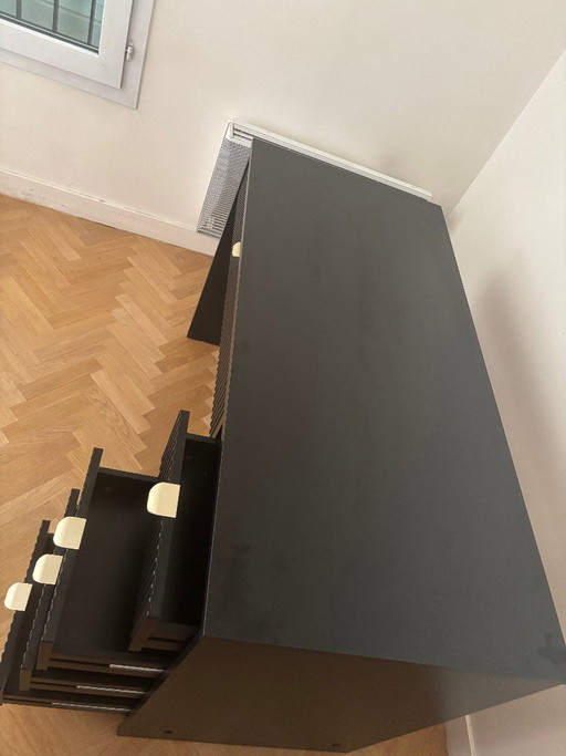 Desk with Matte Black Finish – bureau, Brass (photo 2 of 5)