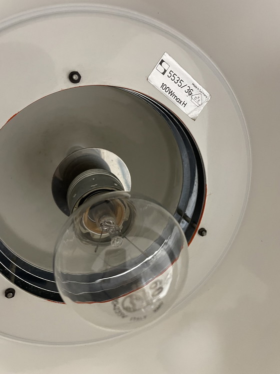 Image 1 of Abat-jour vintage Staff Leuchten laqué orange, modèle 5535/36 - conçu par Alfred Kalthoff