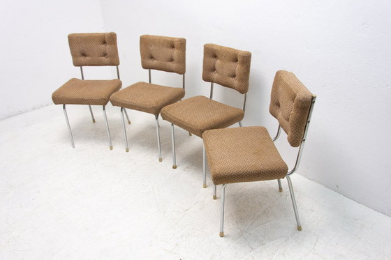 Image 1 of Verchromte Kaffeehausstühle aus der Mitte des Ostblocks, 1960er Jahre