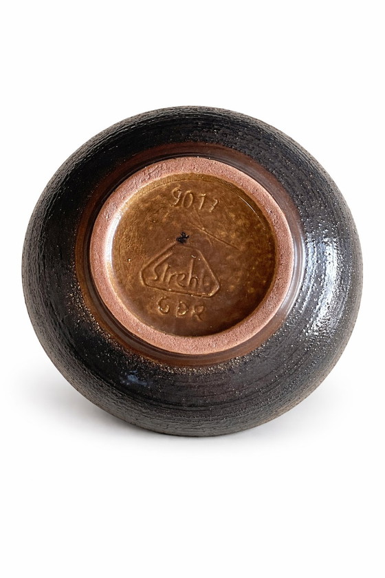 Image 1 of Strehla Keramik | East Germany vase | model 9017 | Mid- Century Modern | c.  1965