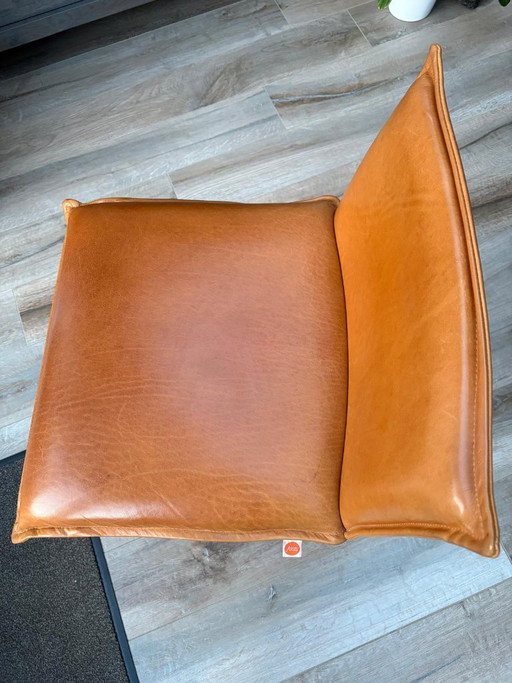 3 sgabelli da bar Jess in pelle color cognac – Jess Design, barkrukken, Leather, Metal (photo 2 of 5)