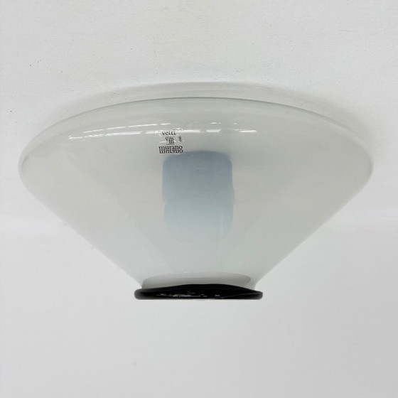 Image 1 of Applique murale Leucos en verre de Murano, design du milieu du XXe siècle, Italie des années 1980