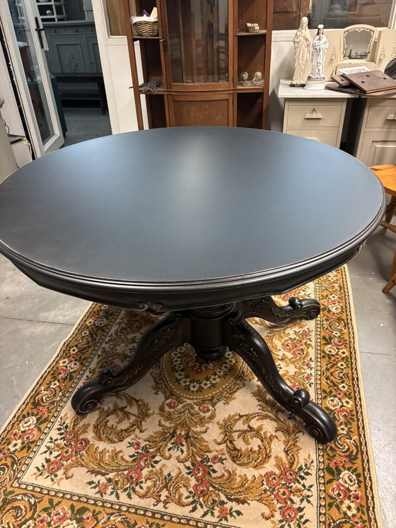 Image 1 of Antique / Baroque / Brocante dining table / round table