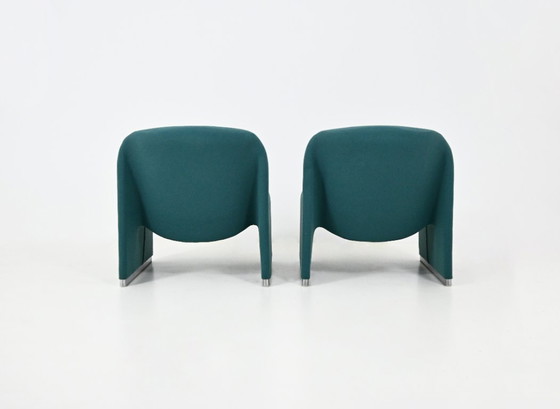 Sedie Alky di Giancarlo Piretti per Anonima Castelli, anni '70, Set di 2 – Poltrone, Textile, Aluminium (photo 5 of 11)