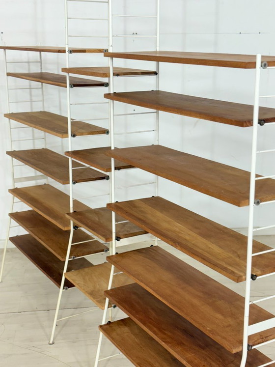 Image 1 of Étagère murale modulaire classique « Sybille », grand format, au design vintage.