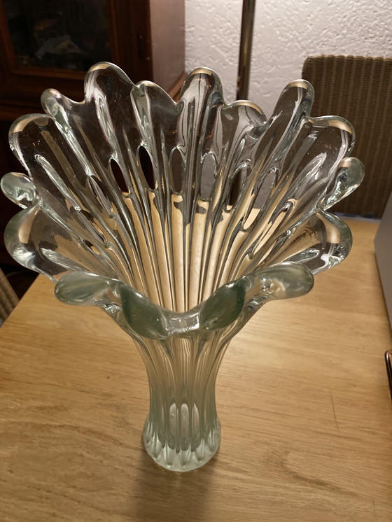 Image 1 of Art Deco Val St Lambert Crystal Vase