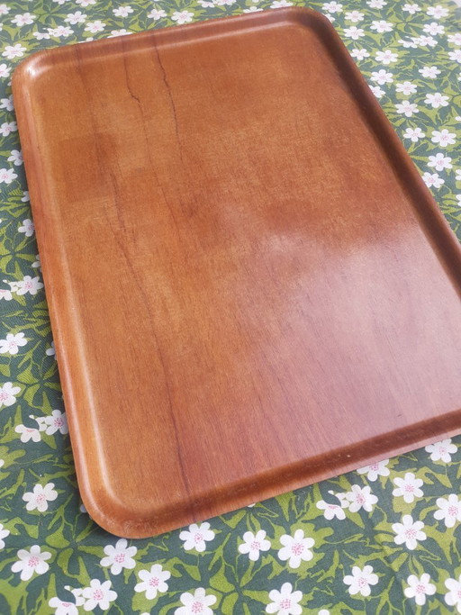 Silva teak tablet midcentury