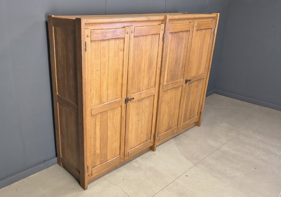 Image 1 of Armario XL de roble macizo de Kunstmeubelen Depuydt, Bélgica, años 60 