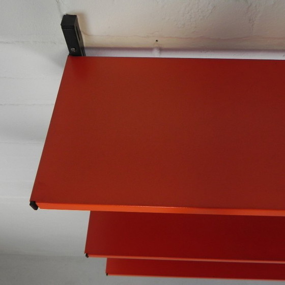 Image 1 of Tomado Holland wall rack - A. Dekker orange black, 1970s