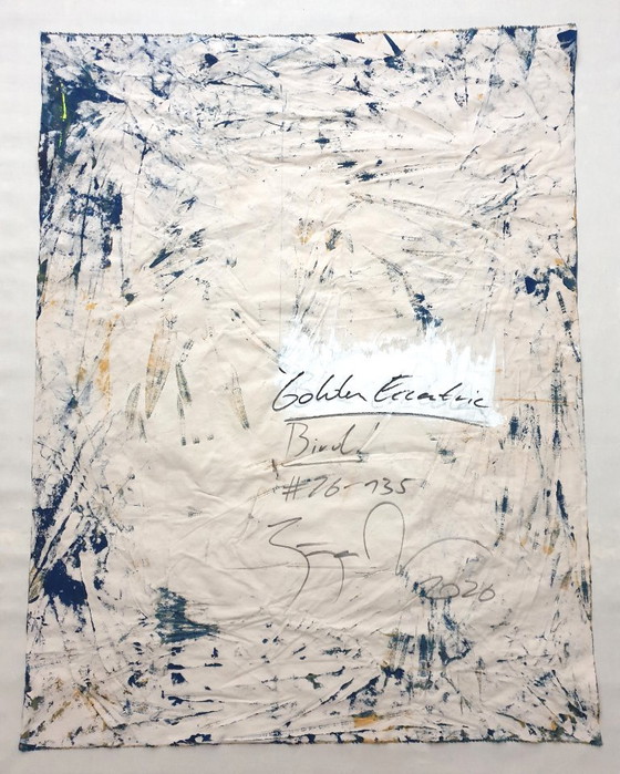 Jürgen Angeler - Golden Eccentric Bird – Paintings & Drawings, Canvas (photo 10 of 17)
