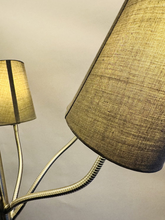 Image 1 of Zijlstra Tiel – Staande Designlamp – 6-arm – RVS – Hotel-Chique