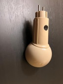 Stylish Bendt Hansen plug-in lamp – Cream color – Timeless Danish design