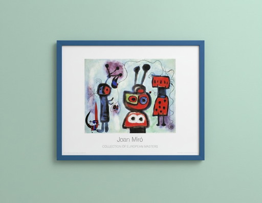 Miró, Joan - L´ Oiseau au aware calme [...] - Collezione di maestri europei - stampa d'arte