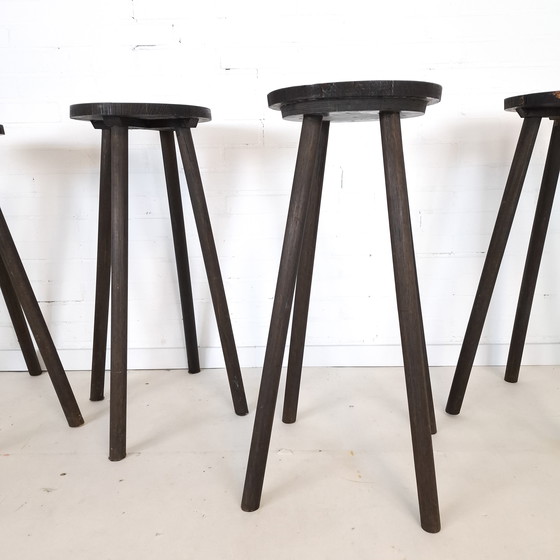 Image 1 of 6x sgabello da bar vintage