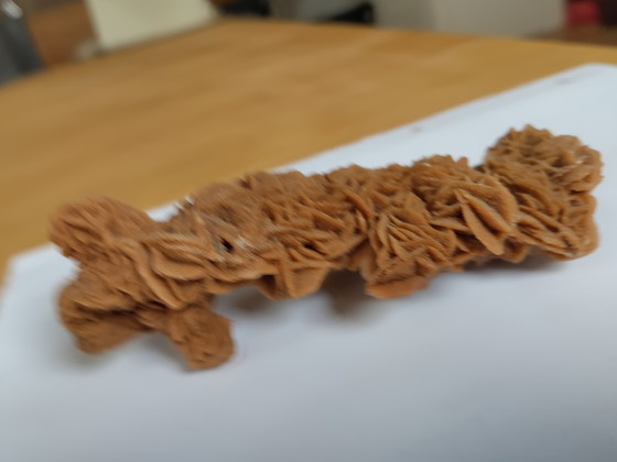 Image 1 of Rosa di sabbia rosa del deserto rosa di gesso lunga 15 cm