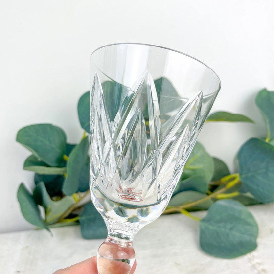 5 Bicchieri d'Acqua York – Stuart Cut Crystal – Lusso Vintage – Bicchieri e caraffe, Klassiek (photo 6 of 10)