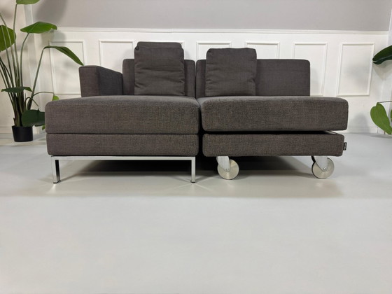 Image 1 of Brühl Fourtwo Sofa Stoff Schlafsofa Four Two Grau Braun Daybed