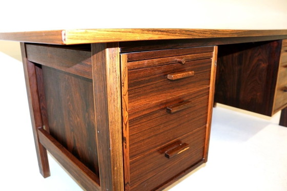 Bureau en Palissandre, Danemark, 1960s, Bureaux (photo 2 sur 6)