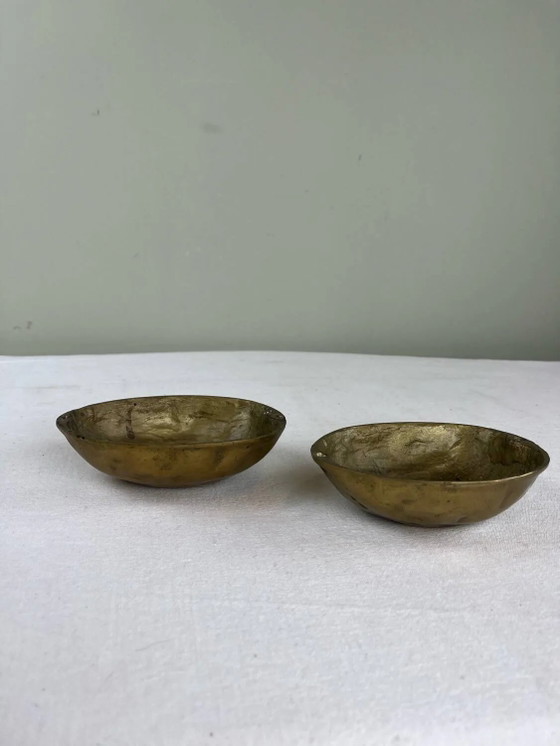 Vecchia noce in ottone – Ciotole, Brass, Vintage (photo 6 of 9)