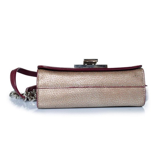 Image 1 of Borsa a tracolla Jimmy Choo modello Rebel in pelle rosa.