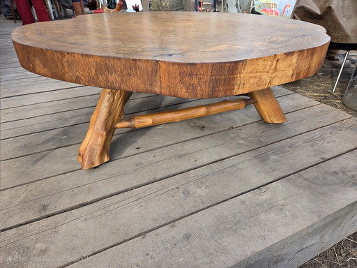 Table basse design Furio Guerci Venezuela 1960s Signée