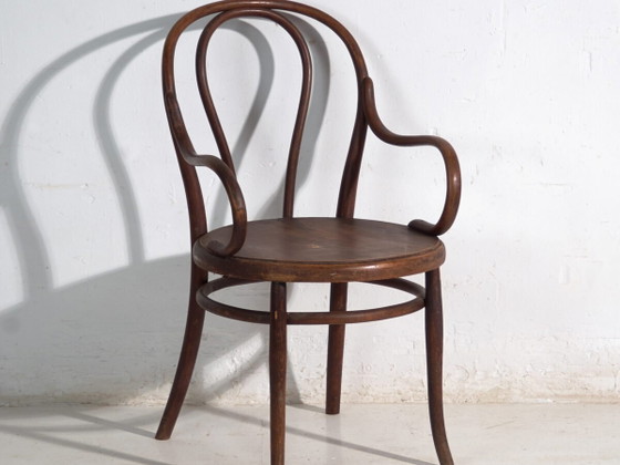 Antique bentwood Thonet armchair – Central Europe, circa 1900 – Metal (photo 2 of 40)