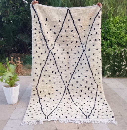 Tapis en laine pure fait main authentique traditionnelle taille 1,5/2,5 m – Aime Té, vloerkleden en tapijten, Wool