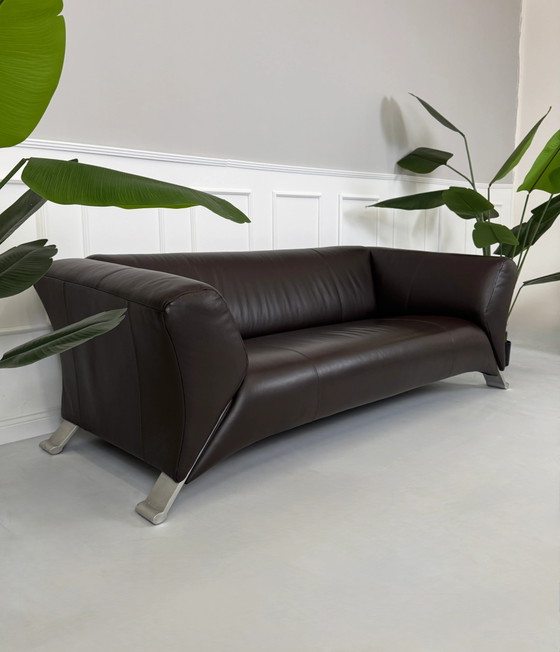 Image 1 of Rolf Benz 322 Leder Braun Sofá de diseño Sofá