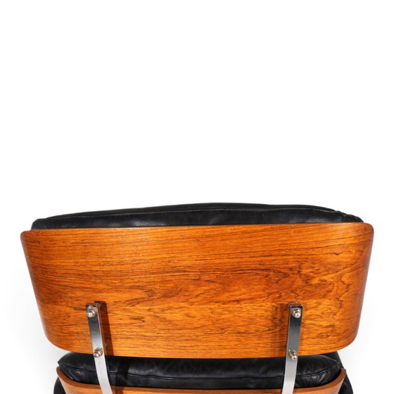 Martin Stoll Leather Lounge Chair For Stoll Giroflex, 1960 – Armchairs, Wood, Vintage (photo 11 of 19)