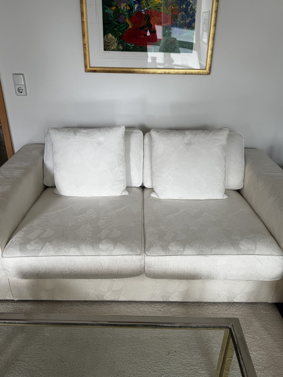Image 1 of Interprofil Sofa Set, 2x Sofa + Ottoman, cream white, high quality