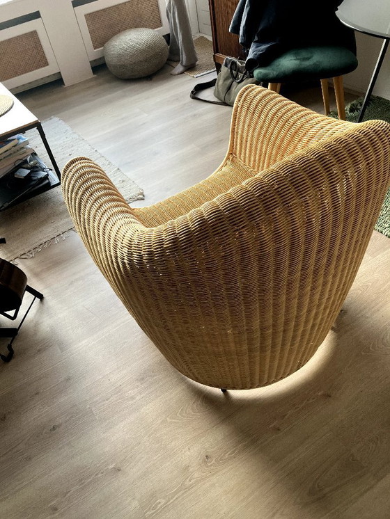 Image 1 of Vintage rotan stoel "King Tubby" van Miki Astori