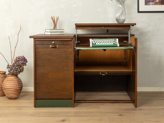 Schreibtisch aus den 1950er Jahren – Wood, Brass (photo 3 of 12)