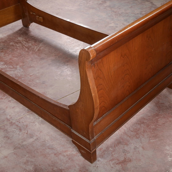 Letto a slitta vintage autoportante – Letti da giorno, Legno, Mid Century Modern (photo 6 of 9)