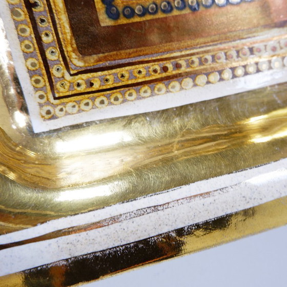 Image 1 of Vassoio portaoggetti in ceramica vintage Georges Pelletier o piatto decorativo da parete - 1970