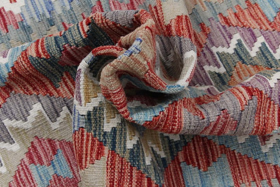 Image 1 of Handwoven Wool Afghan Kilim - 175 X 126 Cm